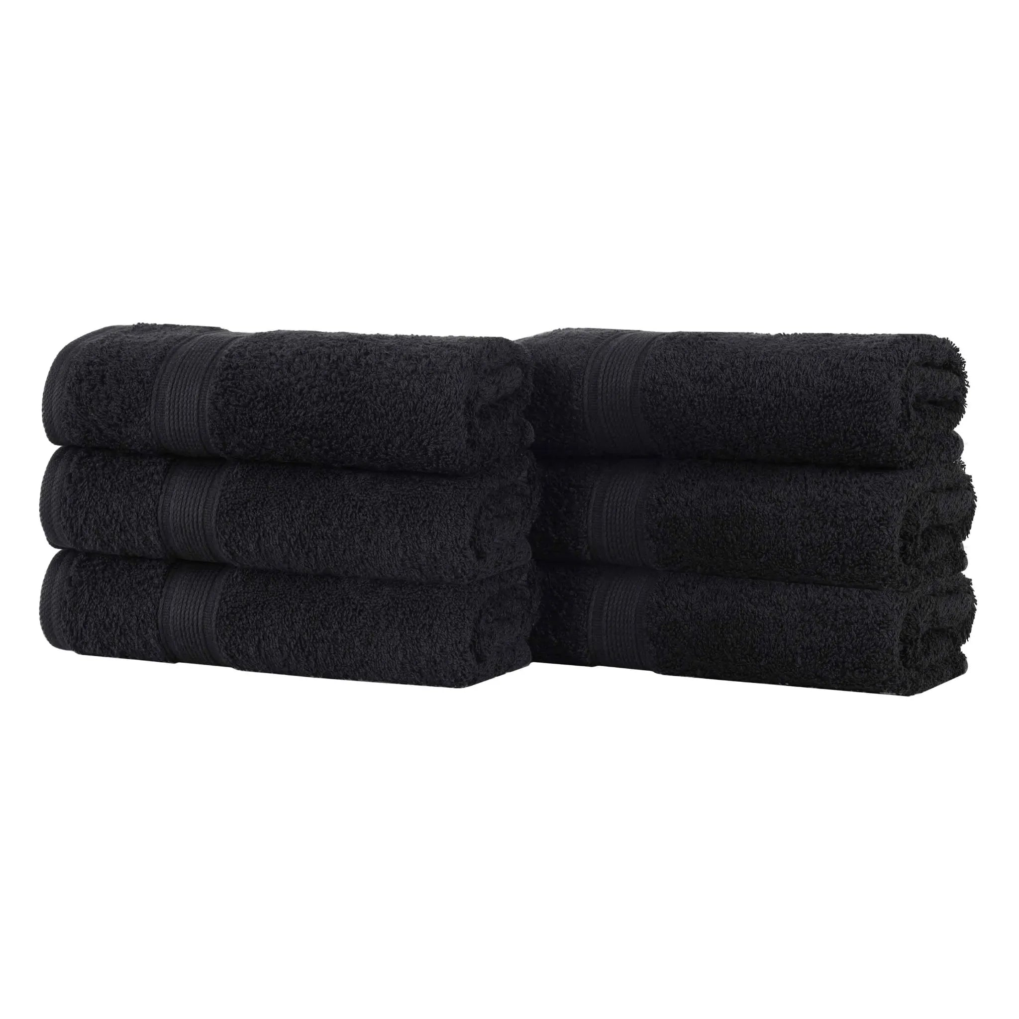 Oregon Organic Cotton Medium Weight Solid Hand Towel, Set of 6