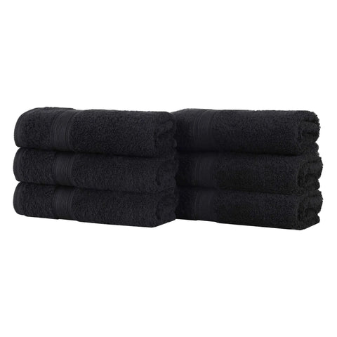 Oregon Organic Cotton Medium Weight Solid Hand Towel, Set of 6