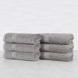 Oregon Organic Cotton Medium Weight Solid Hand Towel, Set of 6