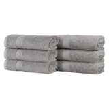 Oregon Organic Cotton Medium Weight Solid Hand Towel, Set of 6