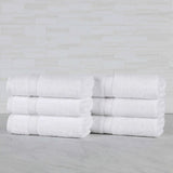 Oregon Organic Cotton Medium Weight Solid Hand Towel, Set of 6