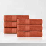 Eco-Friendly Ring-Spun Cotton 6-Piece Hand Towel Set