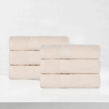 Eco-Friendly Ring-Spun Cotton 6-Piece Hand Towel Set