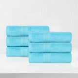 Eco-Friendly Ring-Spun Cotton 6-Piece Hand Towel Set