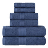 Eco-Friendly Ring-Spun Cotton 6-Piece Towel Set