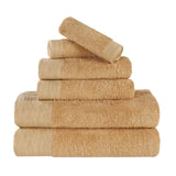 Rayon from Bamboo Eco-Friendly Fluffy Soft Solid 6 Piece Towel Set