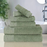 Rayon from Bamboo Eco-Friendly Fluffy Soft Solid 6 Piece Towel Set