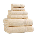 Heritage Egyptian Cotton Plush Heavyweight 6 Piece Towel Set
