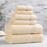 Heritage Egyptian Cotton Plush Heavyweight 6 Piece Towel Set