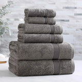 Heritage Egyptian Cotton Plush Heavyweight 6 Piece Towel Set