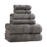 Heritage Egyptian Cotton Plush Heavyweight 6 Piece Towel Set
