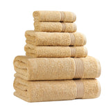 Heritage Egyptian Cotton Plush Heavyweight 6 Piece Towel Set