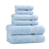 Heritage Egyptian Cotton Plush Heavyweight 6 Piece Towel Set