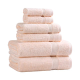Heritage Egyptian Cotton Plush Heavyweight 6 Piece Towel Set