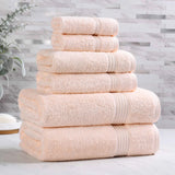 Heritage Egyptian Cotton Plush Heavyweight 6 Piece Towel Set