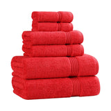 Heritage Egyptian Cotton Plush Heavyweight 6 Piece Towel Set