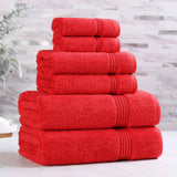 Heritage Egyptian Cotton Plush Heavyweight 6 Piece Towel Set