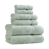 Heritage Egyptian Cotton Plush Heavyweight 6 Piece Towel Set