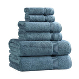 6-Piece Egyptian Cotton Plush Towel Set - Heritage