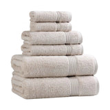 Heritage Egyptian Cotton Plush Heavyweight 6 Piece Towel Set