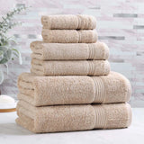 Heritage Egyptian Cotton Plush Heavyweight 6 Piece Towel Set