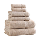 6-Piece Egyptian Cotton Plush Towel Set - Heritage