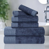 Rayon from Bamboo Eco-Friendly Fluffy Soft Solid 6 Piece Towel Set