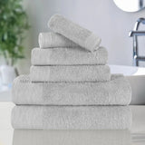 Rayon from Bamboo Eco-Friendly Fluffy Soft Solid 6 Piece Towel Set