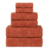 Zero Twist Cotton Waffle Towel Set 6-Piece - Napa