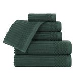 Soho Ribbed Cotton Towel Set 6 Piece