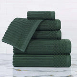 Soho Ribbed Cotton Towel Set 6 Piece