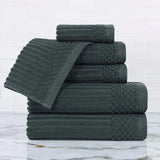 Soho Ribbed Cotton Towel Set 6 Piece