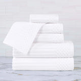 Soho Ribbed Cotton Towel Set 6 Piece