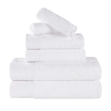 Rayon from Bamboo Eco-Friendly Fluffy Soft Solid 6 Piece Towel Set