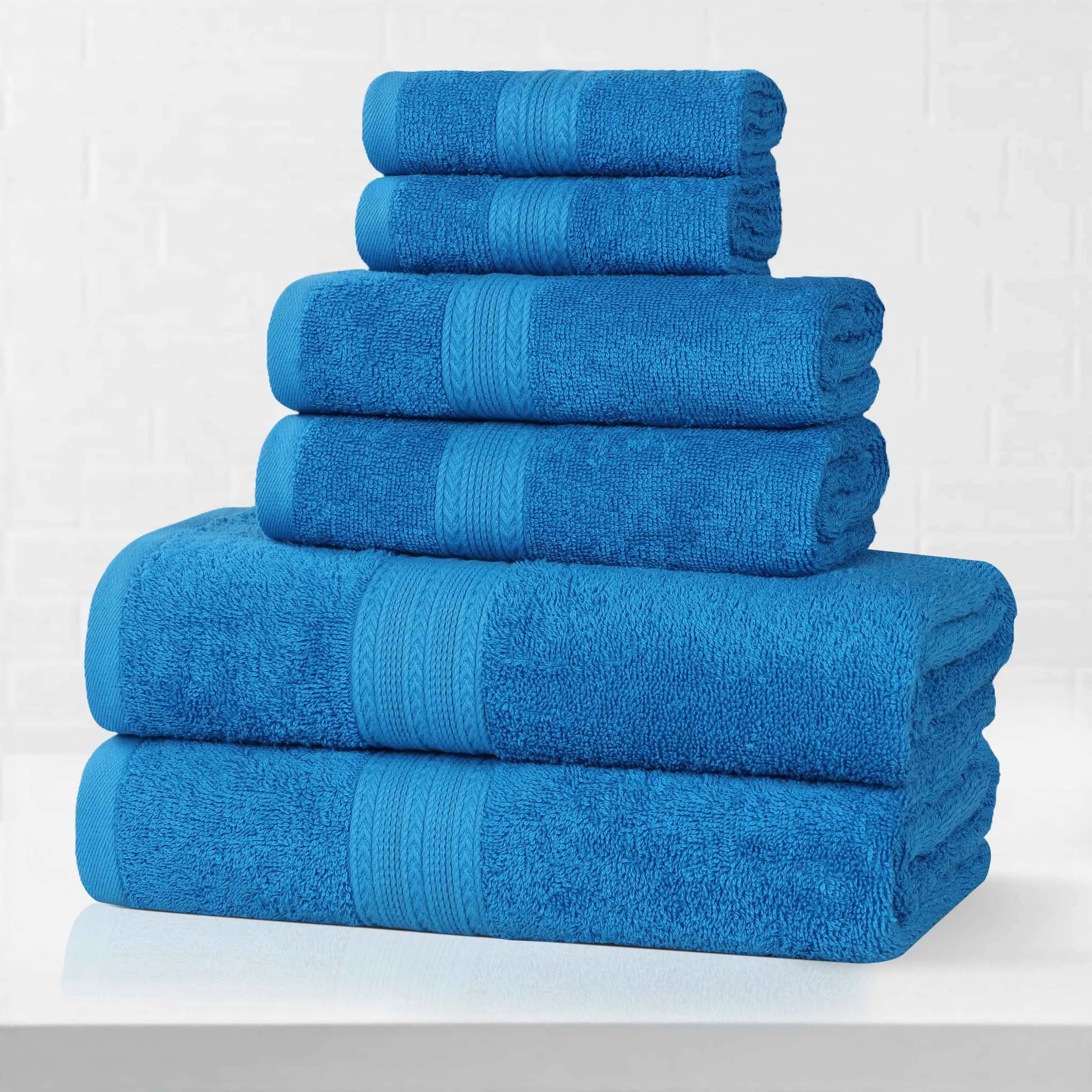 Eco-Friendly Ring Spun Cotton Towel Set Collection