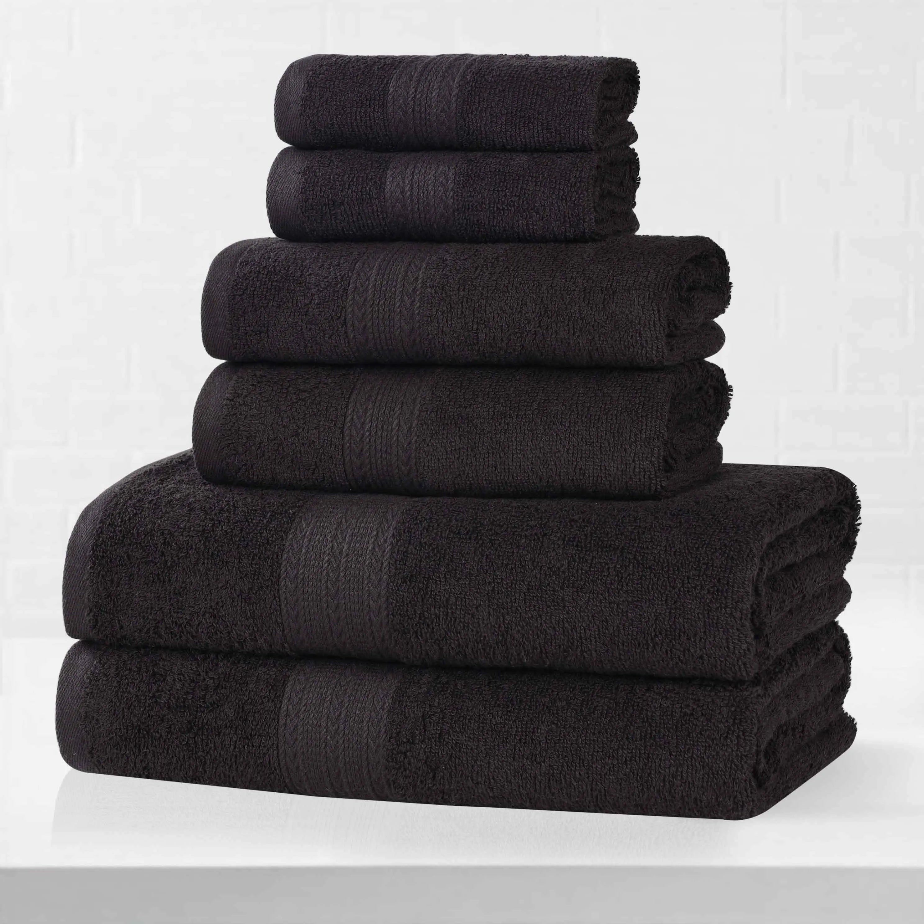 Eco-Friendly Ring Spun Cotton Towel Set Collection