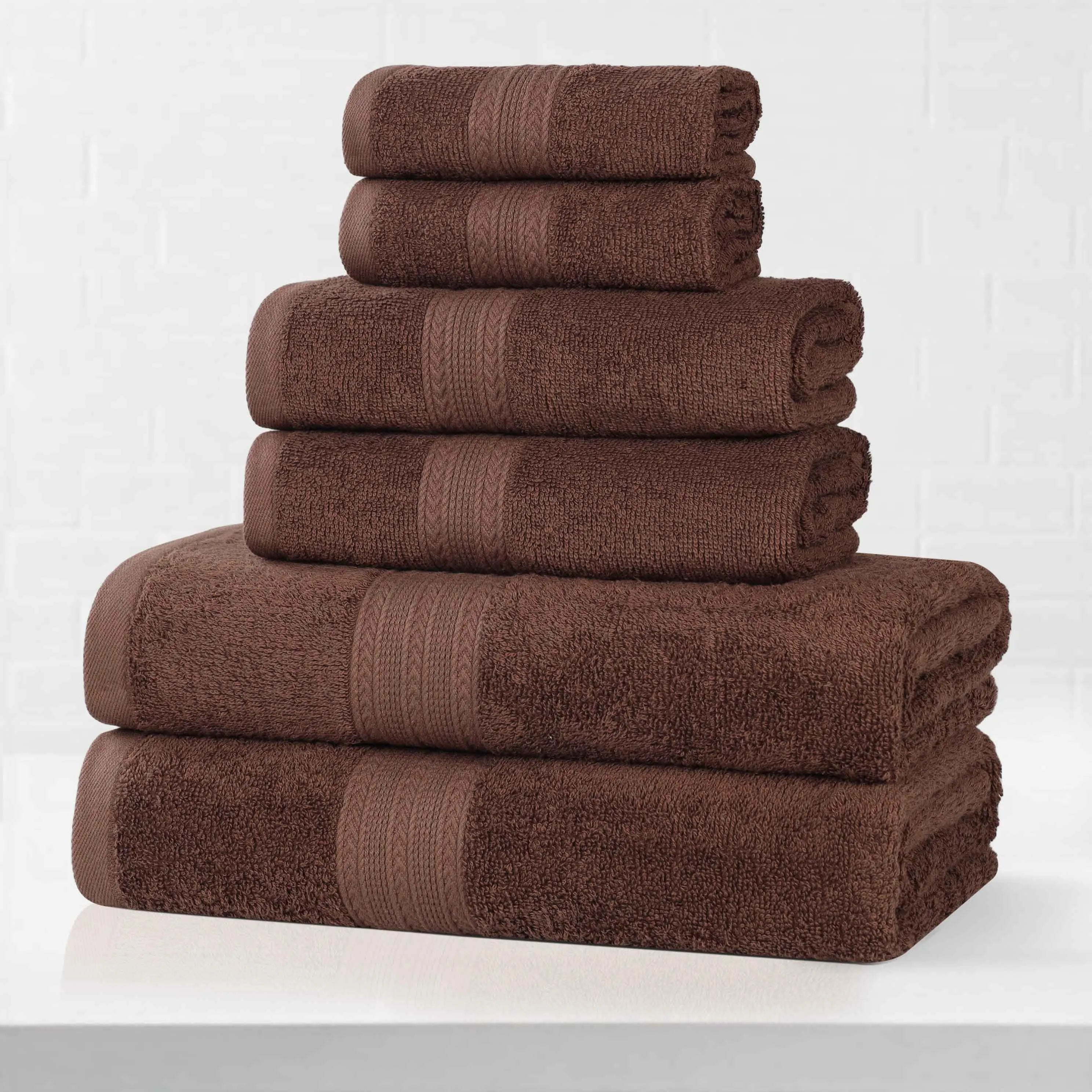 Eco-Friendly Ring Spun Cotton Towel Set Collection