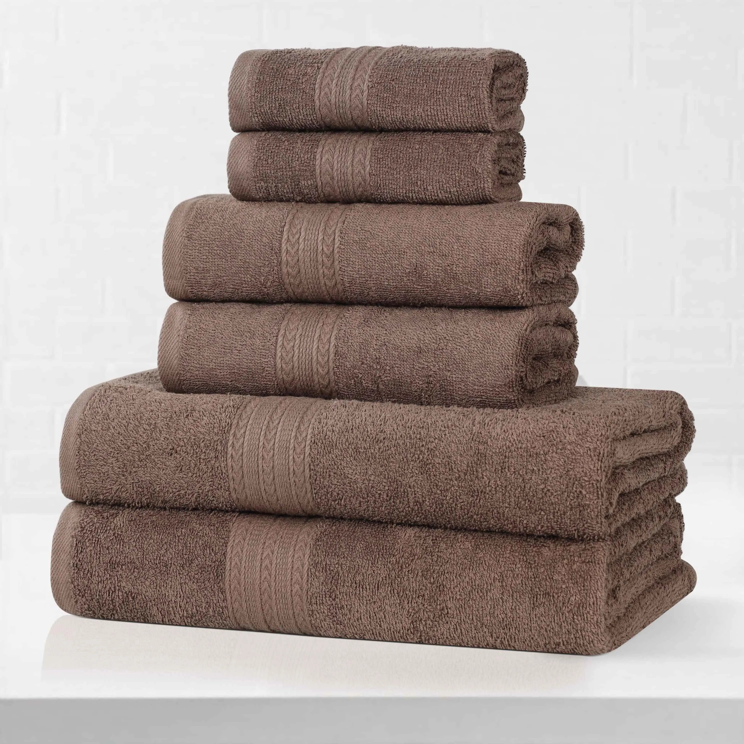 Eco-Friendly Ring Spun Cotton Towel Set Collection