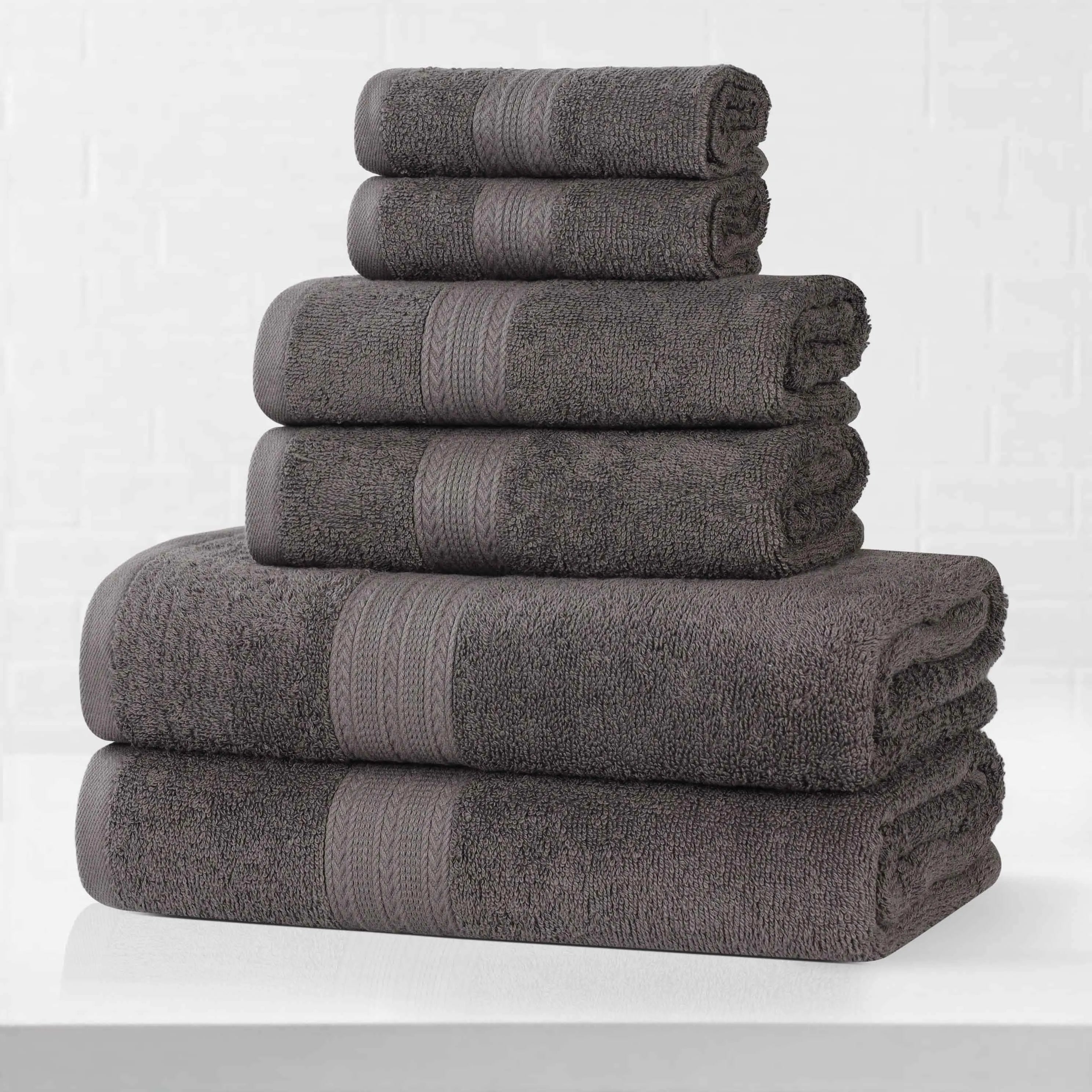 Eco-Friendly Ring Spun Cotton Towel Set Collection