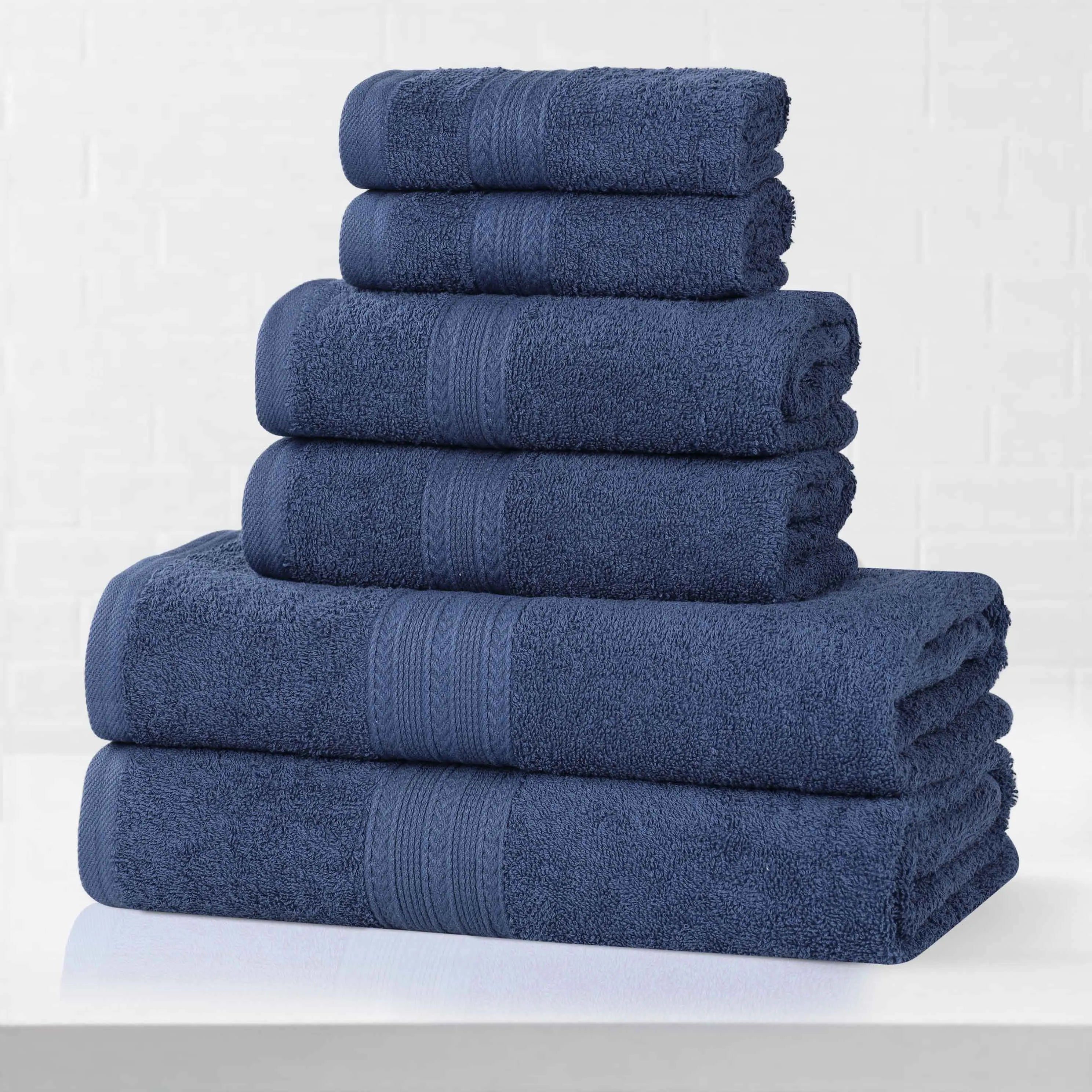 Eco-Friendly Ring Spun Cotton Towel Set Collection