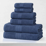 Eco-Friendly Ring-Spun Cotton 6-Piece Towel Set