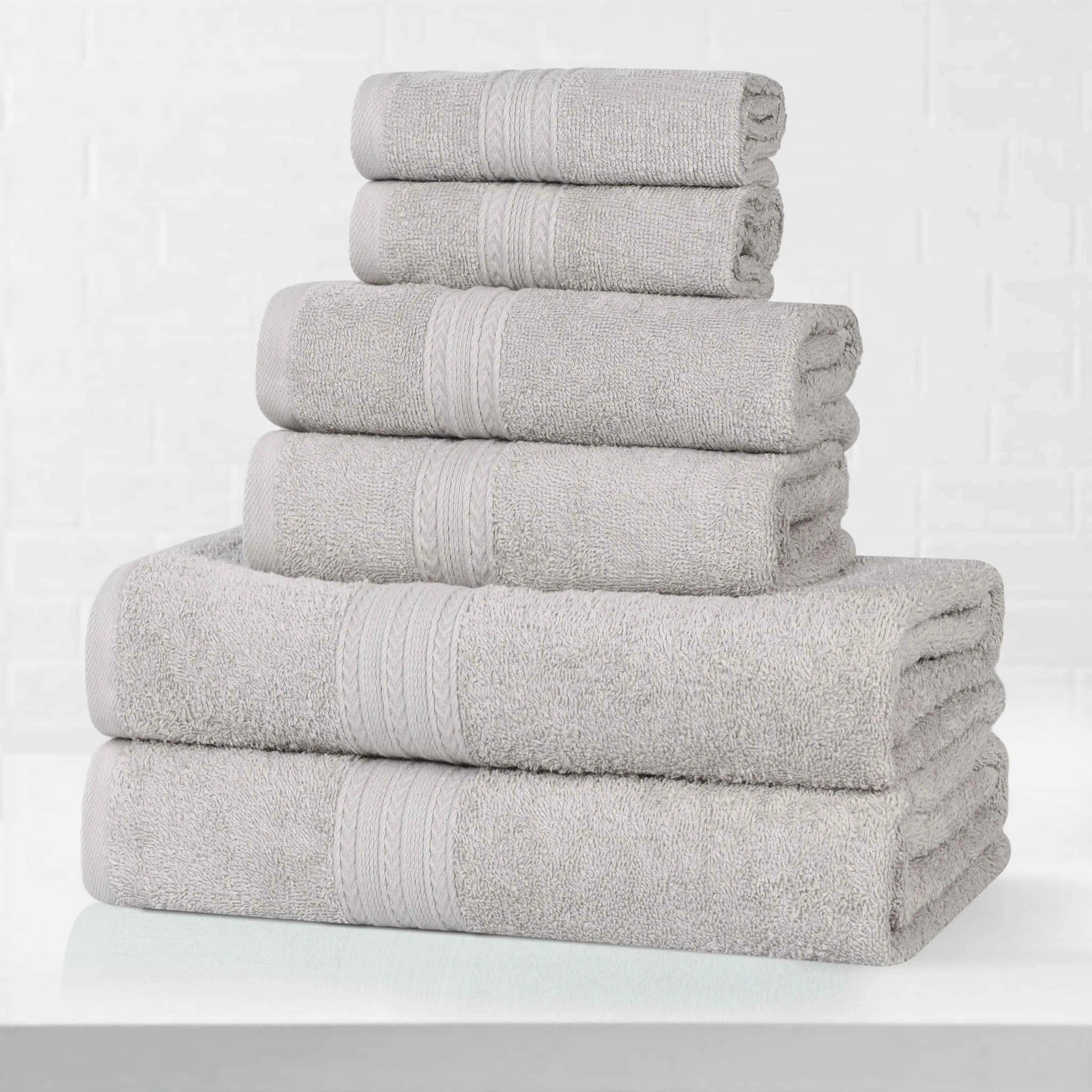 Eco-Friendly Ring Spun Cotton Towel Set Collection