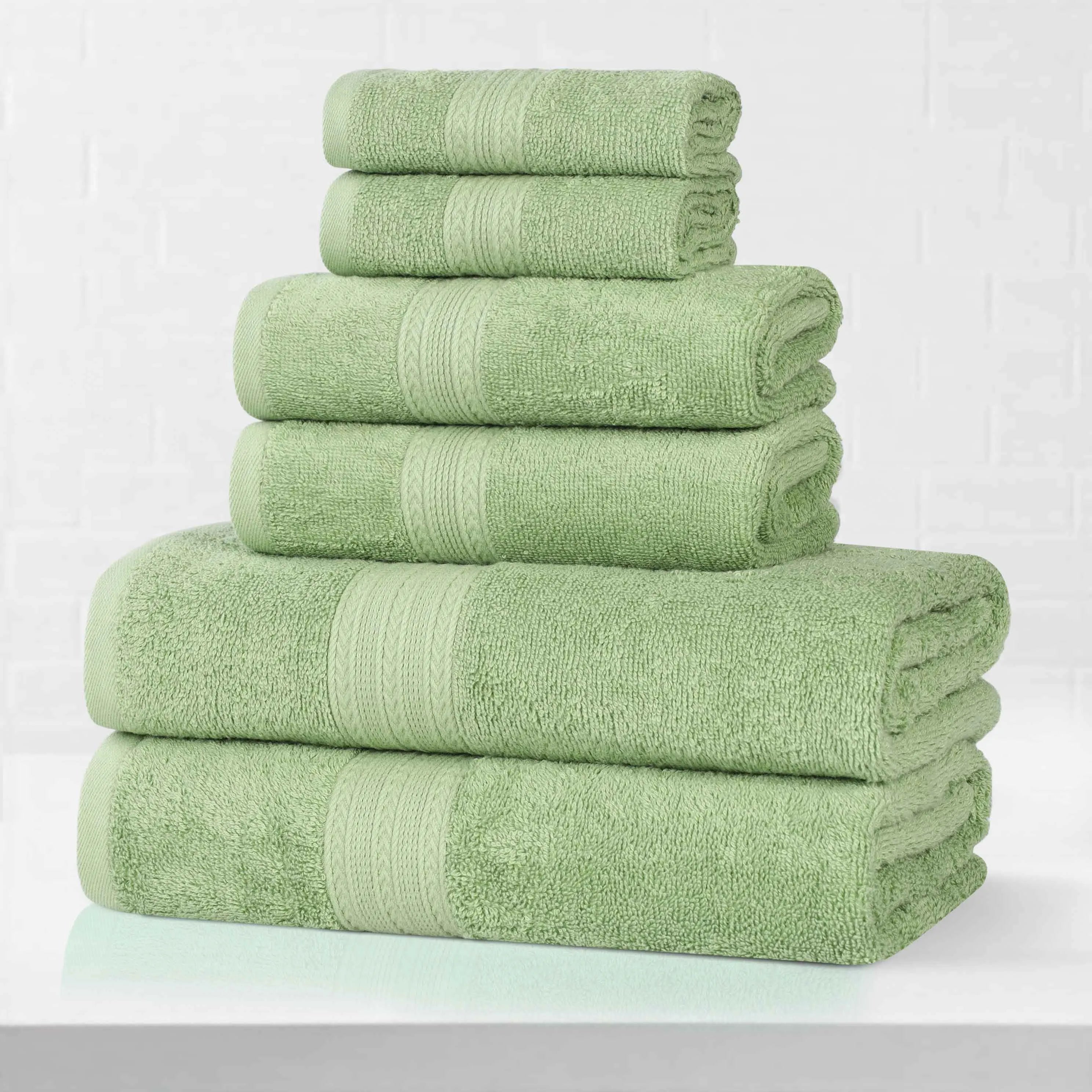Eco-Friendly Ring Spun Cotton Towel Set Collection