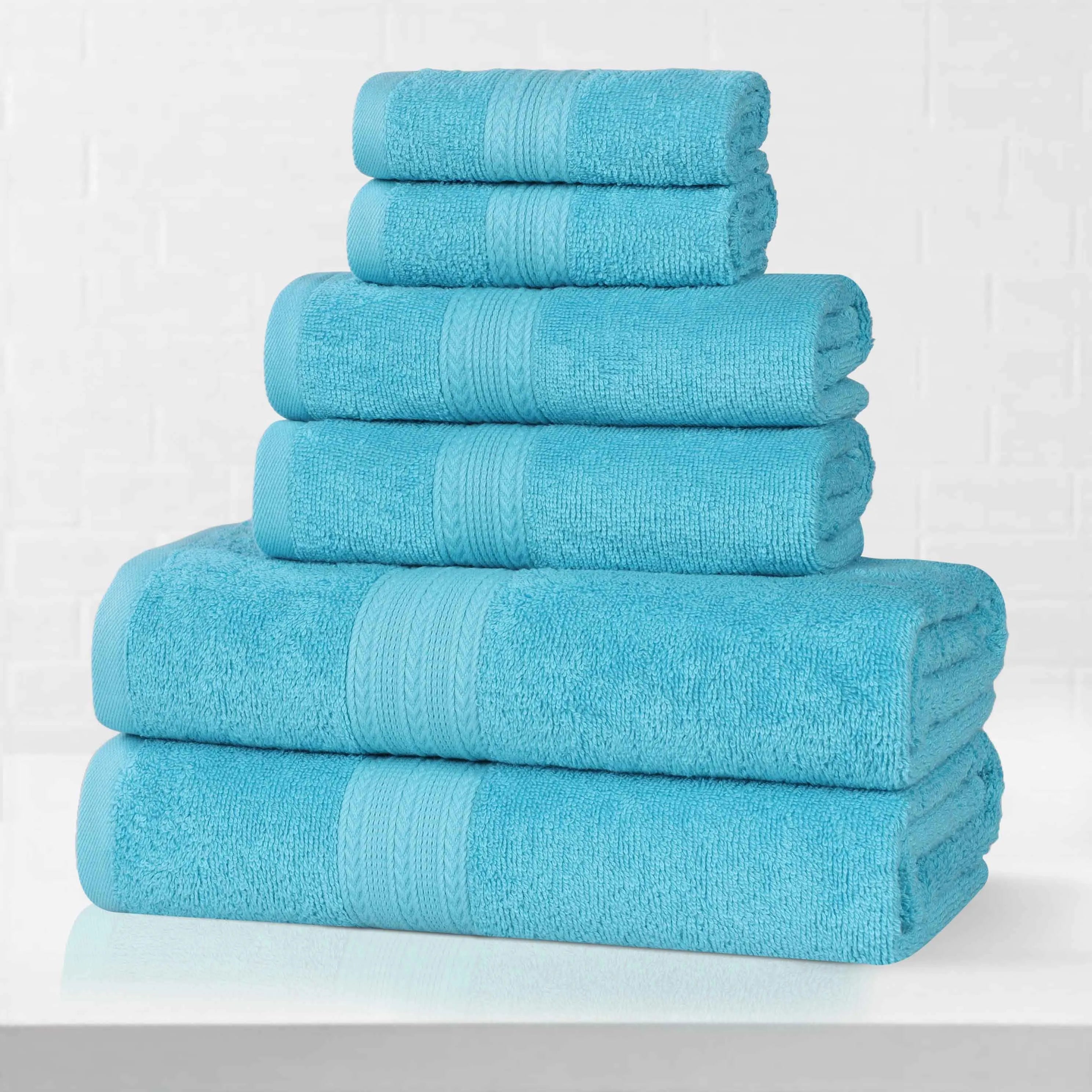 Eco-Friendly Ring Spun Cotton Towel Set Collection