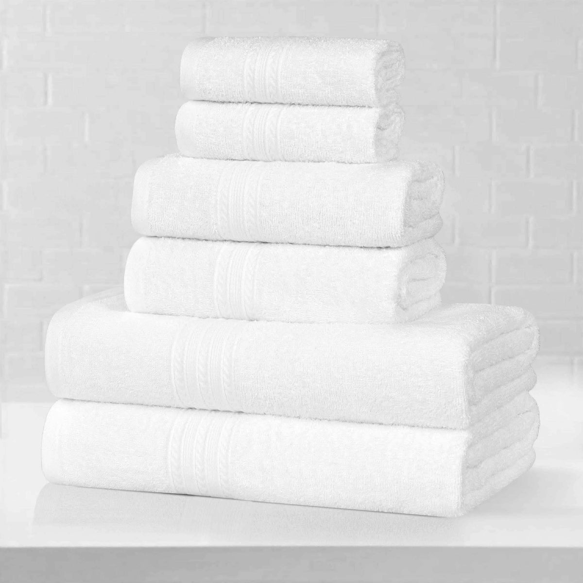 Eco-Friendly Ring Spun Cotton Towel Set Collection