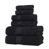 Oregon Organic Cotton Medium Weight Solid 6-Piece Towel Set