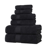 Oregon Organic Cotton Medium Weight Solid 6-Piece Towel Set