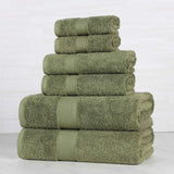 Oregon Organic Cotton Medium Weight Solid 6-Piece Towel Set