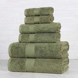 Oregon Organic Cotton Medium Weight Solid 6-Piece Towel Set