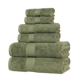 Oregon Organic Cotton Medium Weight Solid 6-Piece Towel Set